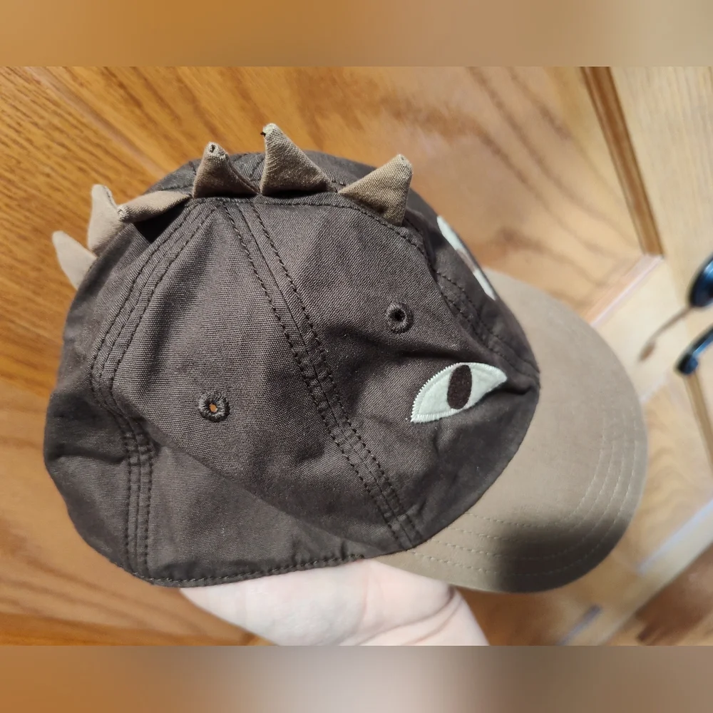 EUC Gymboree 12-24 Mo.  Brown Dinosaur Cap